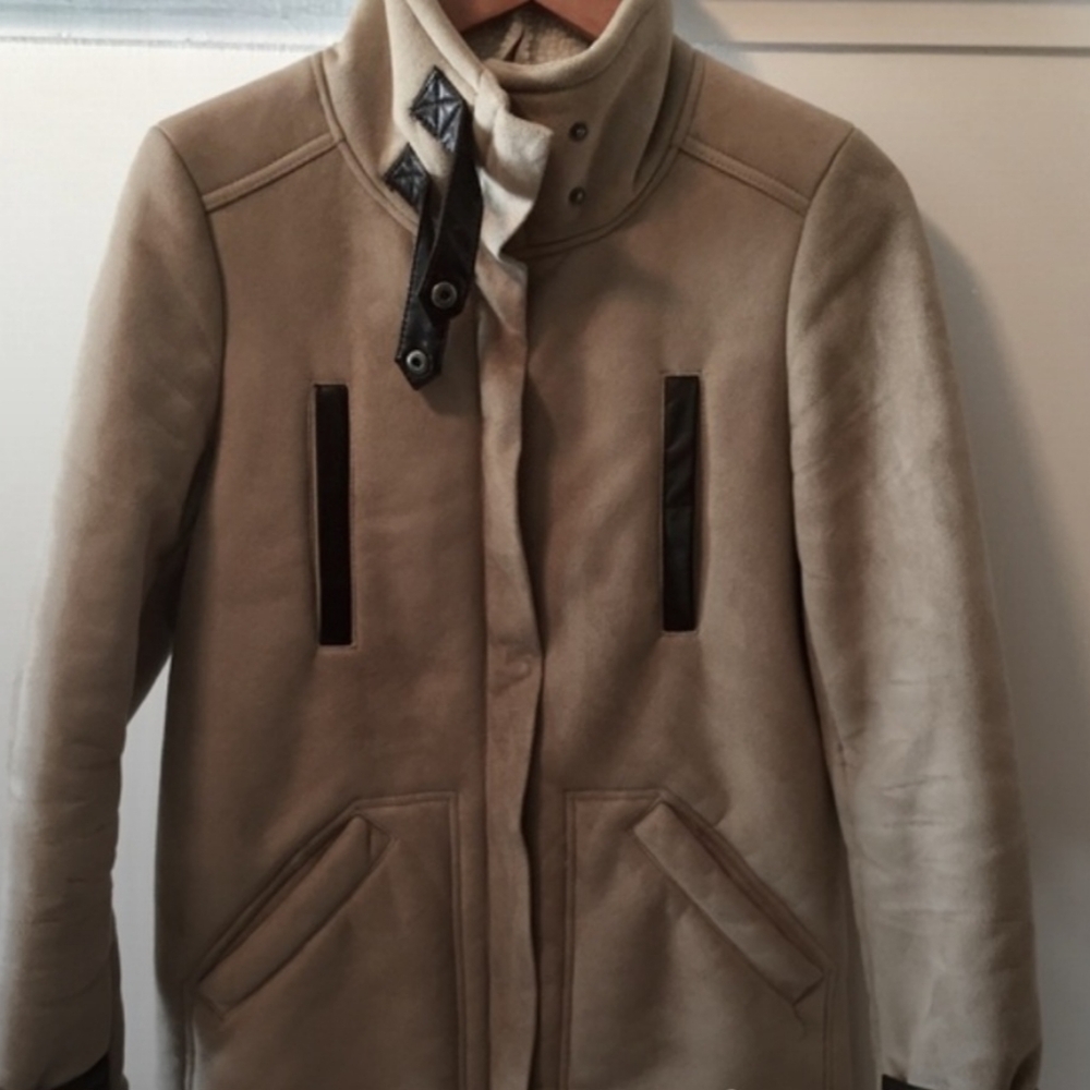 H&M shearling coat